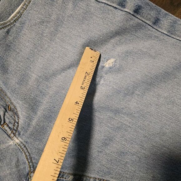 LEVIS 505 35x32 trashed distressed faded denim - Picture 12 of 16